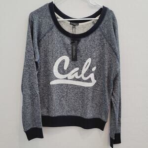 NWT Chocolate USA Cali Sweatshirt Pullover Top Women's Size Large